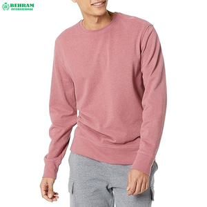 เสื้อสเวตเชิ้ตคอกลมผู้ชายคุณภาพสูง สีพื้น ทรงปกติ ผ้าถัก ใส่สบายๆ สำหรับฤดูใบไม้ร่วง แขนยาว - Product Image 1