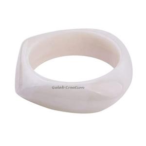 2025 nouveauté marron résine transparente large irrégulière géométrique carré acrylique résine Bracelet Multiple à la mode Bracelet - Product Image 6