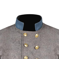 Vestes de Hussard Américaines Rétro Personnalisées avec Logo, Reproduction du Modèle US 1812, Style Ancien USA
