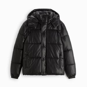 แจ็กเก็ตฤดูหนาวอัจฉริยะสำหรับผู้ชายปกเสื้อมีฮู้ดแบบฟองระบายอากาศมีกระเป๋าผ้าทอน้ำหนักเบา - Product Image 1