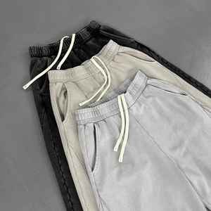 กางเกงวิ่งผู้ชายคุณภาพสูงทรงหลวมเอวยางยืดออกแบบโลโก้ได้ตามต้องการกางเกงซักได้แบบปักลายลำลองโอเวอร์ไซส์ส่วนตัว - Product Image 6