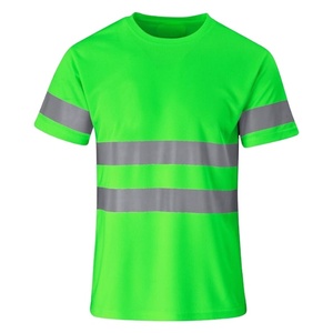 Camisas verde oscuro con cinta reflectante Ropa de trabajo de alta visibilidad para hombres - Product Image 1