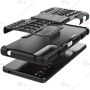 Protector de Golpes y Soporte de Mesa para Sony Xperia 5 III y Xperia 10 III, Funda de Acero con Armadura para Teléfonos - Product Image 4