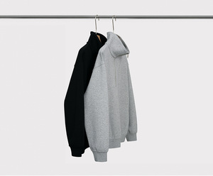 Vêtements pour hommes Street Wear sweat à capuche à demi-fermeture éclair de luxe sweat-shirt unisexe à fermeture éclair décontractée pour l'hiver logo personnalisé - Product Image 2