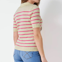 T-shirt Femme Tricoté Col Rond en Coton et Spandex Mélangé Respirant Écologique Brodé Décontracté Été Bangladesh Vente en Gros