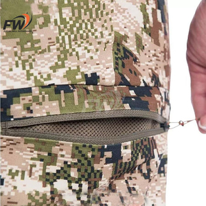 Pantalones Casuales de Camuflaje Clásico para Hombre, Forro Polar de Primavera, Cintura Media, Cómodos, Transpirables, 100% Algodón, Frente Plisado - Product Image 3