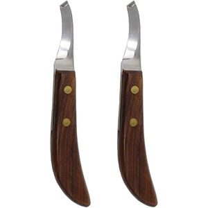 Cuchillo ortopédico para pezuña de herrador de caballos con cuchillas laterales izquierda/derecha para herramientas de recorte de instrumentos veterinarios - Product Image 1