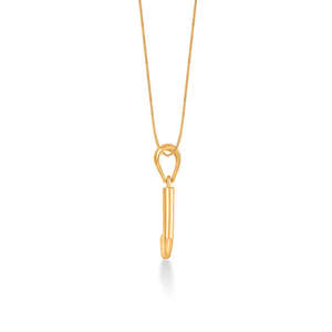 Colgante de Oro Amarillo de 14K con Zirconia en Forma de Letra J, Cadena de Eslabones Moderna para Regalo de Compromiso, Boda o Aniversario - Product Image 5