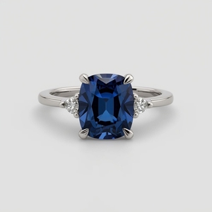 แหวนทองคำแท้ 18K ทรงบาแก็ตต์ ประดับเพชรสามเม็ด |   ผู้ผลิตเครื่องประดับงานฉลองครบรอบแต่งงานสุดหรู ประเทศไทย รับผลิตตามแบบ OEM - Product Image 1