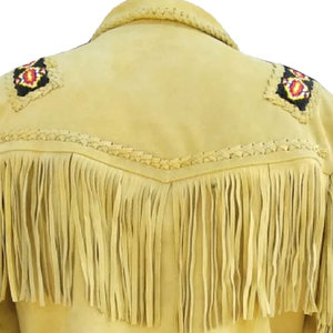 Veste en cuir pour homme, style western classique, col montant, doublure douce, look rustique, imperméable et respirante pour l'hiver - Product Image 5