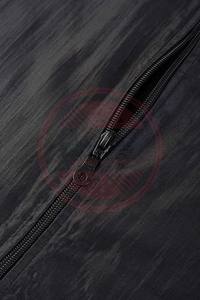 Chaqueta de uniforme para peluqueros de mascotas unisex con logotipo personalizado de manga corta y cremallera para Peluqueros de uso diario en el salón - Product Image 4