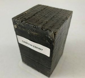 <span class=keywords><strong>Gaboon</strong></span> mun chai Stopper quay trống vuông gỗ khối máy tiện 2 "x 2" x 3" - Product Image 3