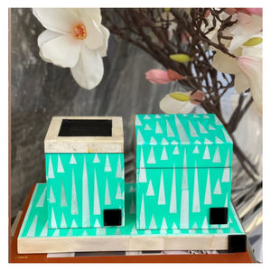 Oud-Quemador de Bakhoor de lujo, bandeja con incrustaciones de perlas Madre, caja acrílica, incrustación de hueso hermoso, quemador de Bakhoor, mabkara, nueva colección - Product Image 1