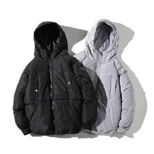 High Quality Customized New Design Solid Color Hooded <b>Padded</b> Men Puffer <b>Jacket</b> for Man - Product Image 4