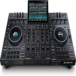 DJ PRIME 4+ คอนโทรลเลอร์ดีเจแบบสแตนด์อโลน พร้อมระบบแยกส่วนสเต็มบน 4 ดี็ค, สตรีมมิ่งผ่าน Wi-Fi, มิกเซอร์ดรอปแซมเพลอร์, หน้าจอสัมผัสขนาด 10.1 นิ้ว - Product Image 1