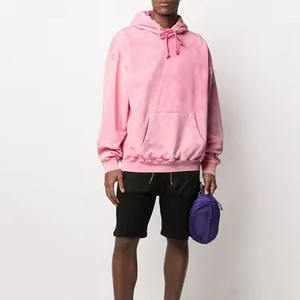 เสื้อมีฮู้ดสวมหัวของผู้ชายผ้าฝ้าย100% เต็มตัวพิมพ์ลายปักสไตล์วินเทจซักกรด - Product Image 6