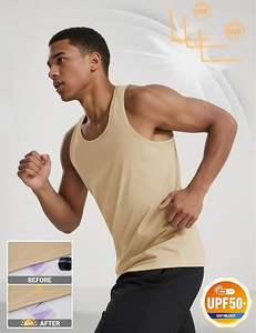 Chaleco deportivo sin mangas para hombre, camiseta sin mangas para entrenamiento de gimnasio, ropa deportiva transpirable de secado rápido para correr y entrenar - Product Image 2
