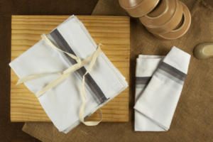 ผ้าปูสำหรับห้องครัวผ้าคอตตอนแฮร์ริ่งทำจากผ้าฝ้ายรีไซเคิลแห้งเร็ว - Product Image 3