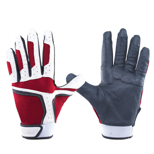 Fabrication professionnelle de haute qualité Gants de frappeur de baseball Vente chaude en cuir véritable de haute qualité - Product Image 6