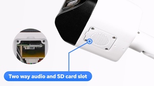 Panorámica 8MP Lente dual 180 grados Visión amplia AI Detección de cuerpo humano Visión de color inteligente Cámara POE para exteriores Audio bidireccional - Product Image 3
