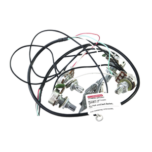 <b>Stringed</b> <b>Instrument</b> Parts DIMAVERY LP Poti-Set with 4x Poti and Jack Socket - Product Image 3