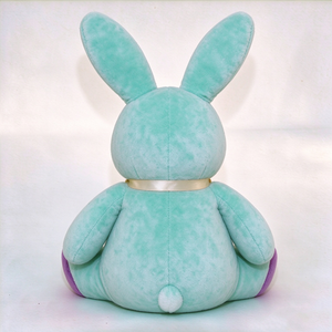 Conejito de peluche único, conejo de peluche verde, peluche de conejo, juguete de peluche para niños, peluche de Pascua, conejo suave - Product Image 5