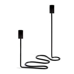 Bougeoir géométrique en fer un accent moderne pour les tables, les étagères et les décorations d'événements. - Product Image 4