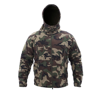 Chaqueta de Caza Impermeable, Ecológica, Transpirable, Táctica, con Parches de Velcro, Múltiples Bolsillos, Ropa para Exteriores - Product Image 5