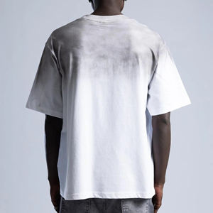 Venta al por mayor mejor precio ácido lavado camiseta para hombres personalizado en blanco 100% Ringer algodón diseño elegante de alta calidad camisetas para hombres - Product Image 5