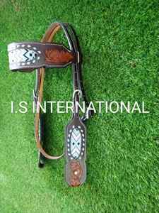 Conjunto de Cabezada y Pechera Tallados a Mano |   Equipo Ecuestre de Cuero Premium |   Mejor Precio Venta al por Mayor en Línea - Product Image 3