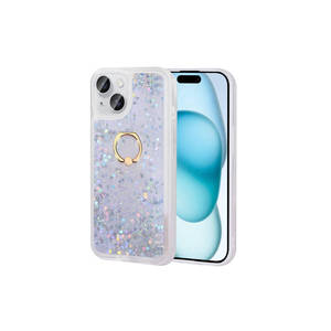 Funda de Silicona Suave Netzy Luxury SAFA MILCE para iPhone 15 Plateada, Carcasa Protectora Trasera con Elegante Diseño INS, Compatible con 11Pro - Product Image 1