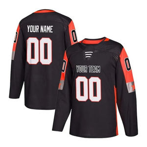 Vente en gros de maillots d'uniforme de hockey sur glace 100% polyester personnalisés de qualité unique avec impression par sublimation et plaine - Product Image 4