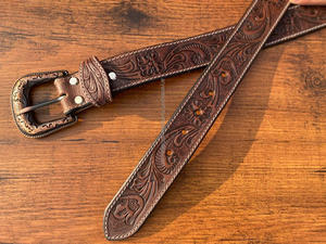 ใหม่เข็มขัดหนังแท้ผู้ชายคุณภาพสูงหัวเข็มขัดโลหะหนังชายแฟชั่นเข็มขัดคาวบอยสําหรับชาย - Product Image 3