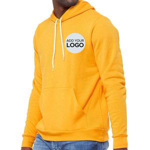 Sweat à capuche en molleton tri-mélange 80% coton, 20% polyester pour hommes - Product Image 1