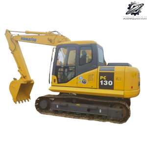 Excavatrice sur chenilles d'occasion Komatsu 130, marque japonaise d'origine, 13 tonnes, mini-excavatrice, excavatrice sur chenilles - Product Image 1