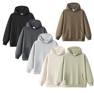 ชุดเซ็ตเสื้อฮู้ดและกางเกงขาสั้นสำหรับผู้ชายฤดูหนาว ขายส่ง รับทำโลโก้ ผ้าฝ้าย 100% ชุดวอร์ม ชุดออกกำลังกาย - Product Image 2