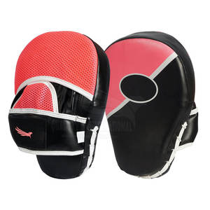 Coussinets de mise au point en cuir PU incurvés durables et personnalisés de haute qualité Coussinets d'entraînement de combat de boxe avec logo personnalisé - Product Image 2
