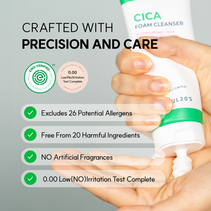 Neul20s gốc Hàn Quốc công thức SPicule cica microneedling bọt sữa rửa mặt nhẹ nhàng mặt sữa rửa mặt tự nhiên Kim lột hiệu ứng - Product Image 6