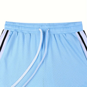 Short de course de gymnastique en toile à séchage rapide double couche écologique pour homme 100% coton motif solide personnalisable imperméable coupe-vent - Product Image 5