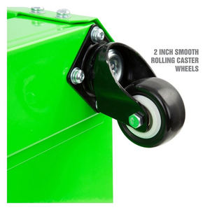 Siège de travail sur roulettes avec 2 tiroirs, 360 °   Tabouret roulant mécanique pivotant, chaise de garage robuste, charge de 280 livres GAPGAR037 - Product Image 6