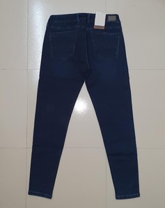 Pantalones vaqueros ajustados Lady Jean 249 arrugados de cintura alta para niñas jóvenes mujeres pantalones casuales cantidad XXL invierno algodón primavera Spandex sueño - Product Image 4