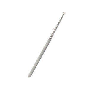 Curette manuelle en acier inoxydable, instruments chirurgicaux angulaires pour oreilles, yeux, nez et gorge, pour chirurgie auriculaire, forme droite - Product Image 1