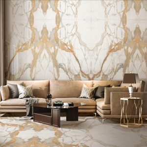 Vente directe du fabricant Carreaux en grès cérame imitation bois ONYX Classic 1200x2400mm Antidérapant Carreaux en céramique imitation bois ignifuges - Product Image 1