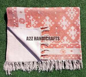 พรมคอตตอนพิมพ์ลายทำมือพรมทำมือพรมปูพื้นที่บ้านและโรงแรมพรมพิมพ์ลายสวยงาม - Product Image 5