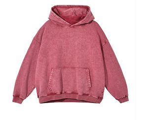 Sweat-shirt streetwear personnalisé de haute qualité 500 g/m² en molleton français, vierge, vintage, délavé à l'acide, décoloré au soleil, impression DTG pour hommes - Product Image 5