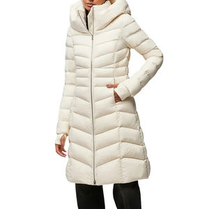 Vestes d'hiver longues pour femmes avec capuche, fermeture éclair, durables, imperméables, respirantes, en toile, écologiques, style streetwear - Product Image 5