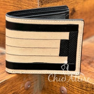 Nueva cartera plegable corta de cuero Real Vintage hecha a mano para hombre, Cartera de cuero genuino con carteras con ventana de identificación - Product Image 1
