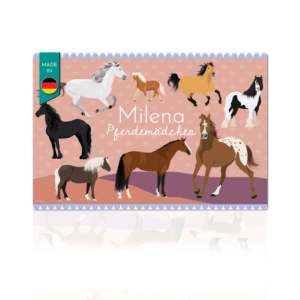 Personalized Horse-Themed Memo Pad 40x60 cm for Horse Girls with Desired <b>Name</b> - Product Image 1