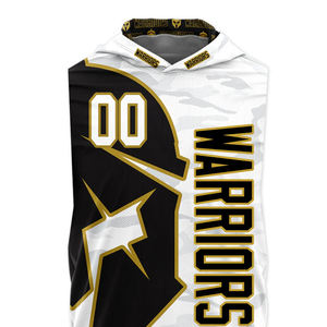 Camiseta de sublimación de poliéster 100% de alta calidad, camiseta de fútbol americano 7 on 7 personalizada con pantalones cortos, camiseta de talla XL - Product Image 4