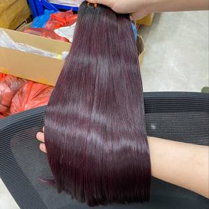 Vente chaude 2023 couleur de cheveux humains en gros Jen08 perruques de cheveux bruts vietnamiens 100% de haute qualité - Product Image 3